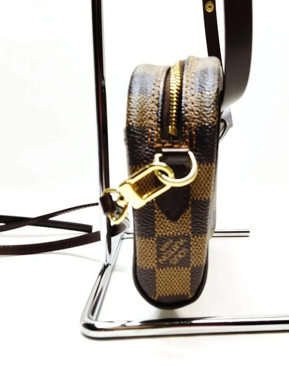 Authentic Louis Vuitton Ipanema Damier Ebene Crossbody Bag